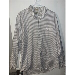 LL Bean Vintage 70s 80d long sleeve, button-down men's shirt Made In USA17.5x36